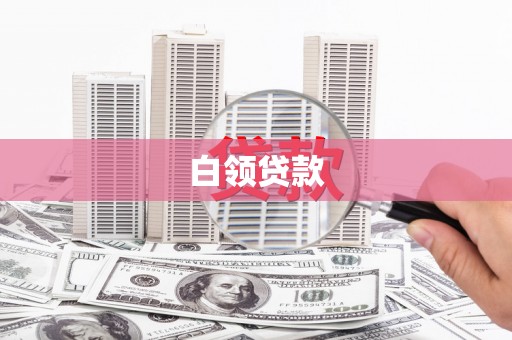 公馆白领贷款