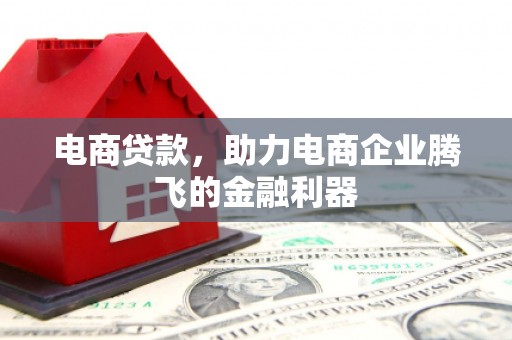 公馆电商贷款，助力电商企业腾飞的金融利器