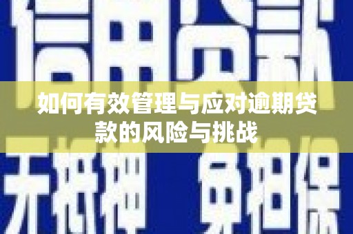 公馆如何有效管理与应对逾期贷款的风险与挑战