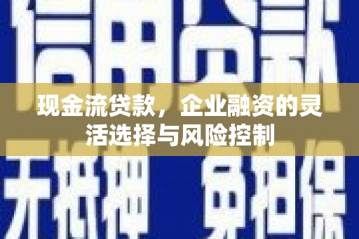公馆现金流贷款，企业融资的灵活选择与风险控制