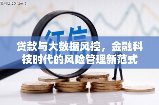 公馆贷款与大数据风控，金融科技时代的风险管理新范式