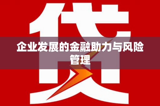 公馆企业发展的金融助力与风险管理
