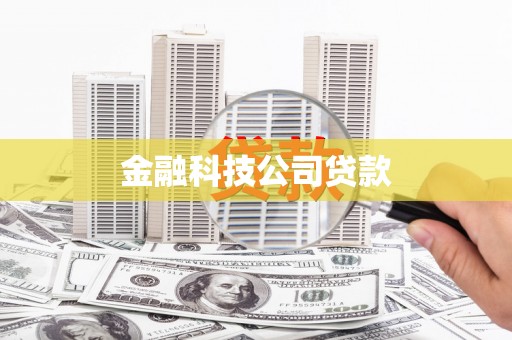 公馆金融科技公司贷款
