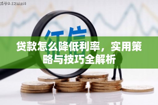 公馆贷款怎么降低利率，实用策略与技巧全解析