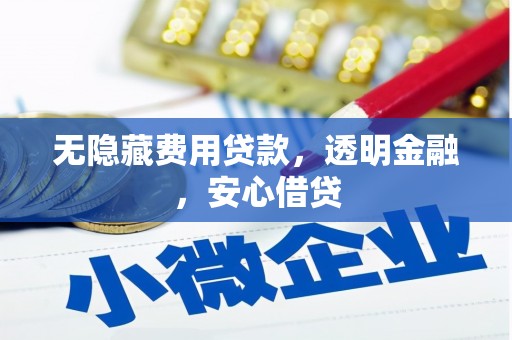 公馆无隐藏费用贷款，透明金融，安心借贷