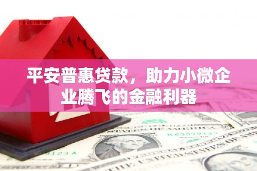 公馆平安普惠贷款，助力小微企业腾飞的金融利器