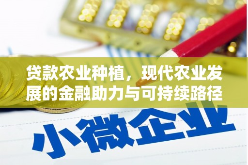 公馆贷款农业种植，现代农业发展的金融助力与可持续路径