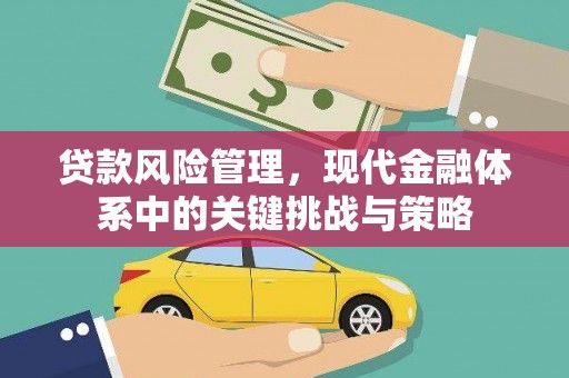 公馆贷款风险管理，现代金融体系中的关键挑战与策略