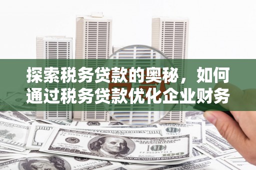 公馆探索税务贷款的奥秘，如何通过税务贷款优化企业财务