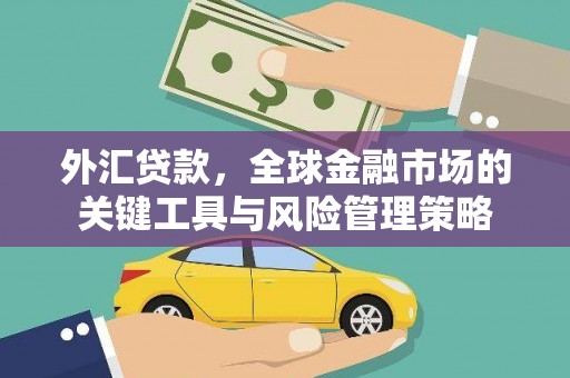 公馆外汇贷款，全球金融市场的关键工具与风险管理策略