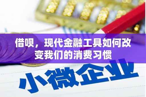 公馆借呗，现代金融工具如何改变我们的消费习惯