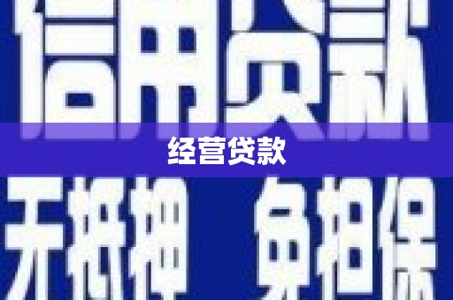公馆经营贷款