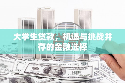 公馆大学生贷款，机遇与挑战并存的金融选择