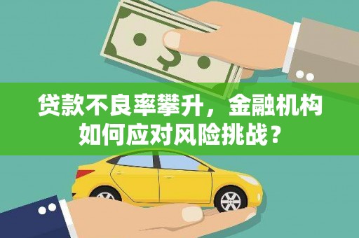 公馆贷款不良率攀升，金融机构如何应对风险挑战？