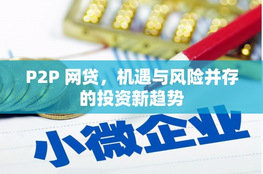 公馆P2P 网贷，机遇与风险并存的投资新趋势