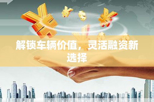 公馆解锁车辆价值，灵活融资新选择