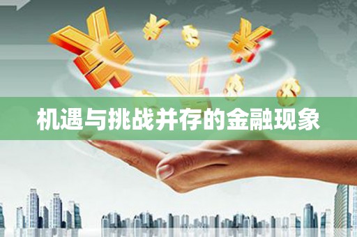 公馆机遇与挑战并存的金融现象